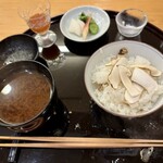 天ぷら 車 - 松茸ご飯