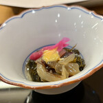 天ぷら 車 - もずくとのれそれ？