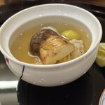 天ぷら 車 - 松茸の土瓶蒸し風のお椀