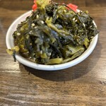 本格豚骨ラーメン 恵壱 - 高菜です