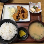 かいづ - 日替わり定食（一口カツ定食）