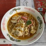 鳳儀亭飯店 - 担々麺セット1100円（天津飯とコーヒー）