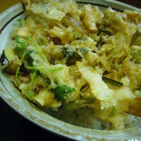 割烹 辻 - 野菜のかきあげ丼