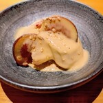 丿貫 - 無花果と蒸し茄子 胡麻ソース