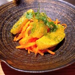 丿貫 - 人参とオレンジのサラダ