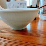 塩そば 時空 - 見づらいですがお洒落な模様があります