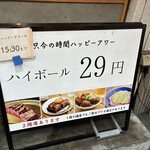 肉のいちのへ 蒲田店 - 入口看板