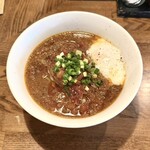 べんべら庵 - 特製とまとラーメン　温泉卵