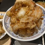 ひかり屋 - 上の天ぷらを取るとかき揚げ天国