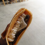 イシイクレープ - ほうじ茶あんホイップ(ぎゅうひ入り)　680円(税込)