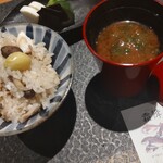 割烹 きょう - 鯛ときのこのご飯