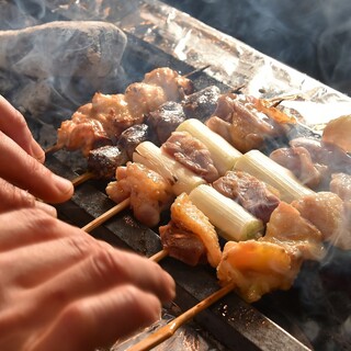 炭火が引き出す、極上の焼き鳥体験