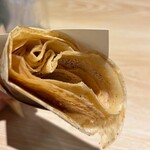 ナチュラルクレープ - パリパリ部ともっちり部があり