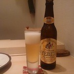 鮨 よしたけ - エビスビール