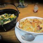 つくし - ニラ豆腐2014/11