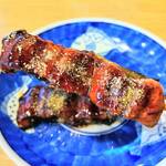 丸や - うなぎ串焼（アップ）