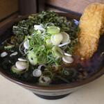 江戸丸 - イカ天そば＠税込530円＋春菊天＠税込170円