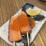 焼鳥ホルモン 炭焼き0式 - 