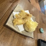 釜揚げうどん専門店もと - おやこ天