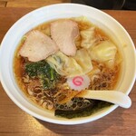 白河中華そば 孫市 - ワンタンメン