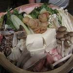 居酒屋 鳥きん - 鳥きん鍋（ピリ辛）2014/11