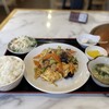 四季中華 - 豚肉と卵のキクラゲ炒め定食