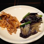 中華ビストロ 享京味シャンジィンウェ - セルフコーナーのおかず達