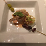 ル・マノアール・ダスティン - 雷鳥二品目: 胸肉、肝