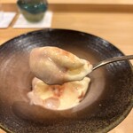 勢麟 - さくらんぼのソースのデザート