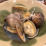 勢麟 - あさりの酒蒸し(愛知 姫島 在来種)