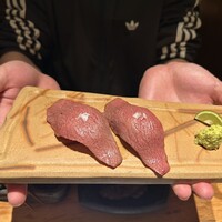 吟味屋 北浜店 - 吟選リブロース握り炙り