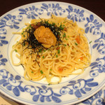 鎌倉パスタ - うにがパスタに良く絡む。海苔の香りもいい感じ。