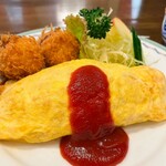 キッチン マカベ - オムライスアップ♪