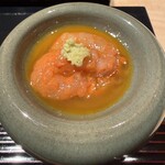 鮨旬美 西川 - 甘エビの紹興酒漬け