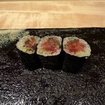 鮨旬美 西川 - ネギトロ巻き(少なめVer.)