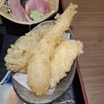 魚がし食堂　中央市場店 - お魚大好き定食（天婦羅）