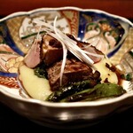 並木橋みりん - 岩手県合鴨薪焼き きたあかりのマッシュポテト 大葉ソース 山椒