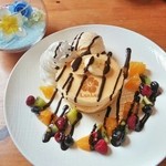 パンケーキ（チョコレートバナナ）800円　2014/11