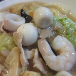 おいしい台所12カ月 - えび3尾、うずら玉子、豚肉、たけのこ、ヤングコーンなど