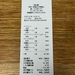 丘の上のパン屋 - 会計