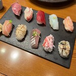 香りん寿司 - マスターの気まぐれ寿司10貫