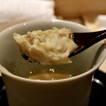 すし処 優勝 - 紅ズワイガニの玉締め 蟹味噌ソース