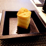 オステリア ブッビーノ - フォカッチャ。これもふわふわで美味しかったぁ。