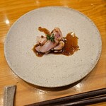 練馬 鳥長 新潟 - 宮崎親鳥モモ肉のタタキ