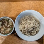 純手揉み中華 れん - ネギ豚つけ麺