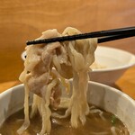 純手揉み中華 れん - つけ汁との相性がバツグン