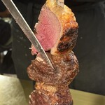 夜景 シュラスコ食べ放題 シュラスコテーブル - 