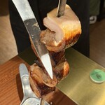 夜景 シュラスコ食べ放題 シュラスコテーブル - 