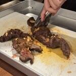 夜景 シュラスコ食べ放題 シュラスコテーブル - 