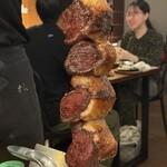 夜景 シュラスコ食べ放題 シュラスコテーブル - 